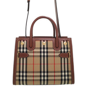 Burberry TITLE Check Handbag